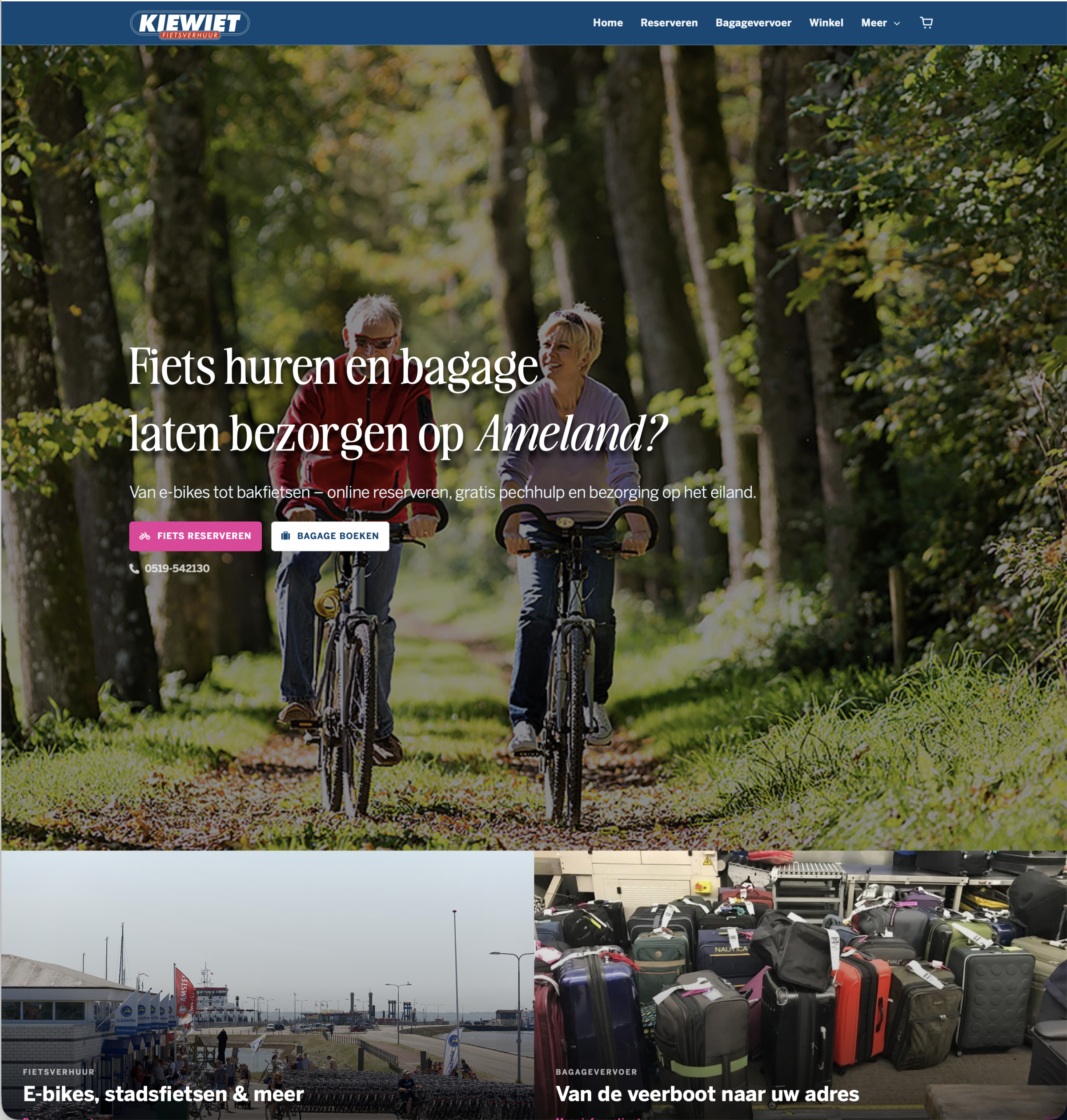 Kiewiet Booking System, Store & Luggage Transport — image 1