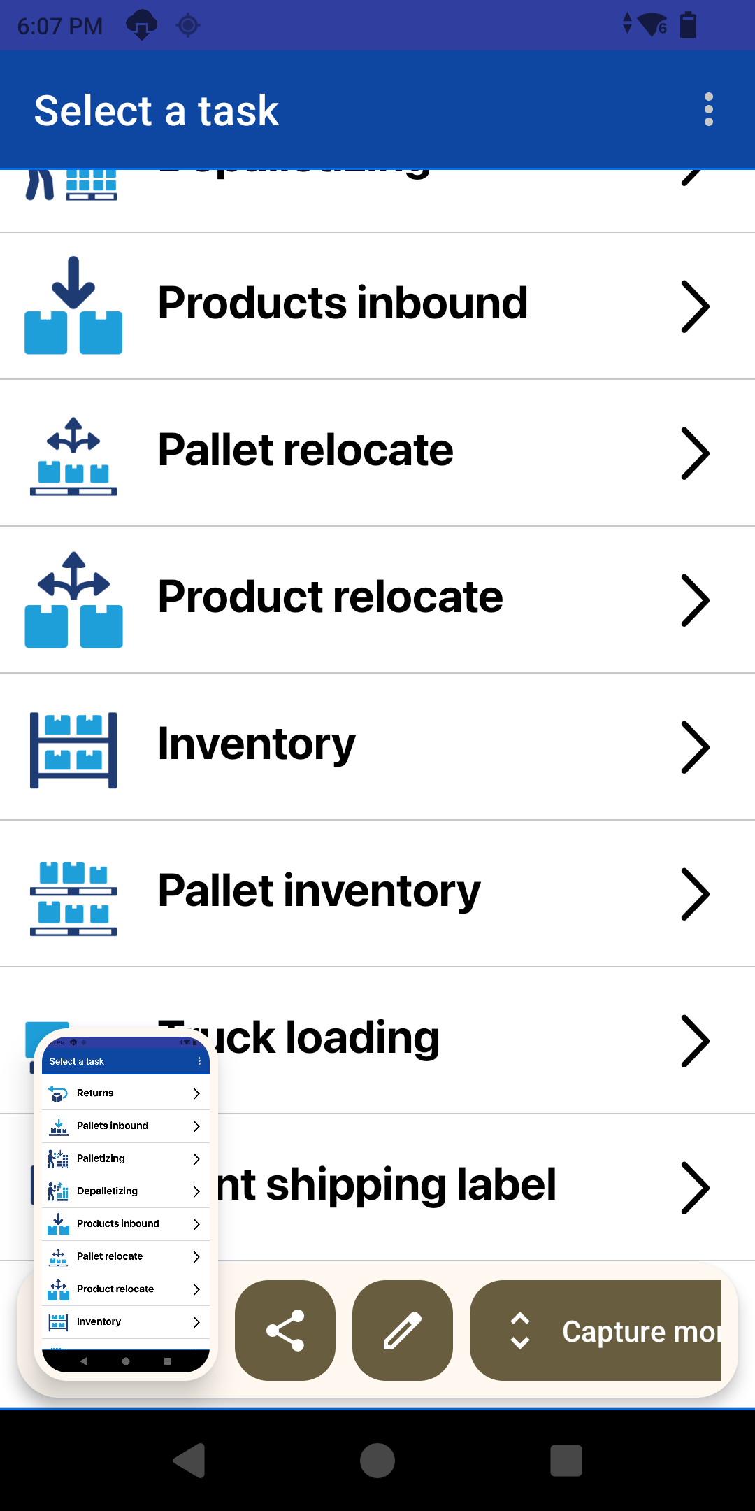 WMS Storage Mobile App — image 5