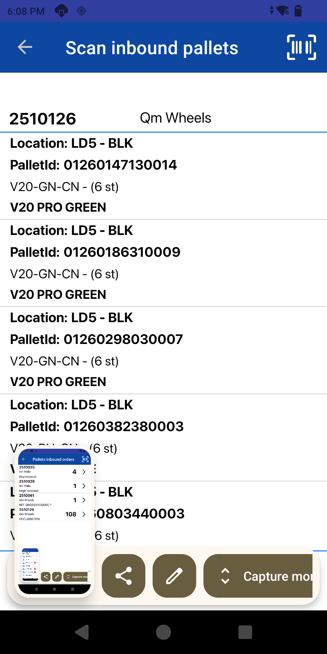 WMS Storage Mobile App — image 6